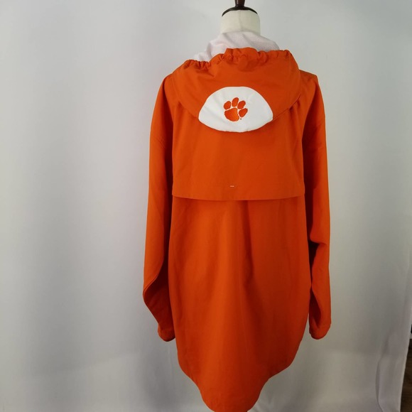 Nike Team Clemson 1/4 Zip Hooded Windbreaker Large - Picture 4 of 8